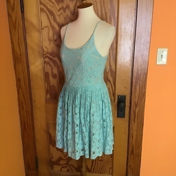 Jodi Kristopher NWT Mint green lace sun dress - Picture 10 of 11